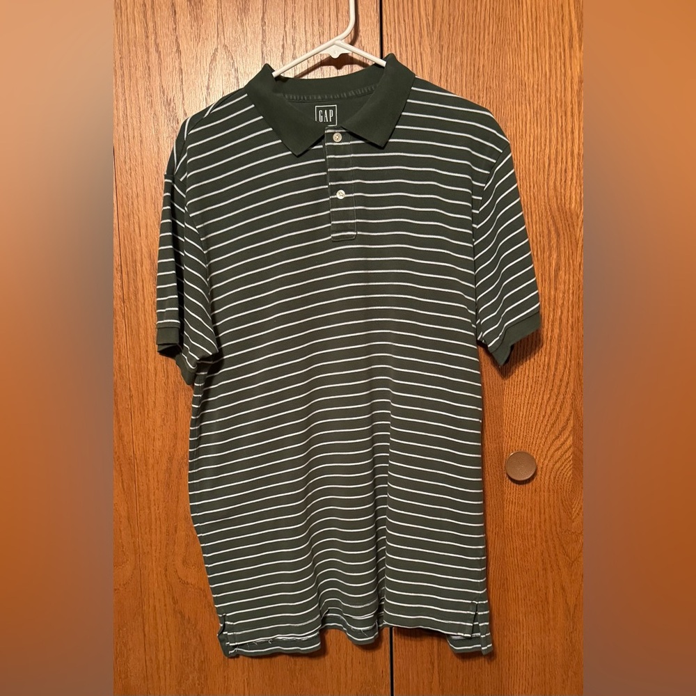 Gap Men’s Stripe Pique Polo